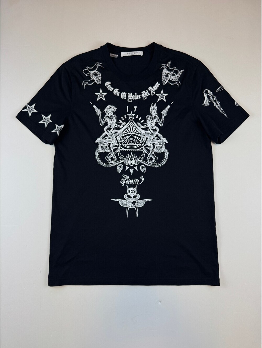 Givenchy Tisci Skull and Tattoo Tee